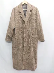◇ ⊇ kutir クティール 総柄 長袖 ロングコート サイズS ブラウン系 レディース E  【1503060013311】のサムネイル
