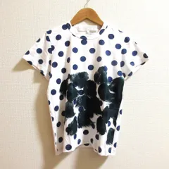 美品✨タオコムデギャルソン ラグランTシャツ いちご AD2009 水色 COMME des GARCONS レディース ドット 長袖 Tシャツ (COMME des