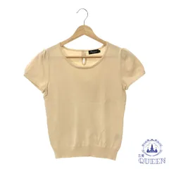 【訳アリ】 Riccimie NEW YORK リッチミーニューヨーク  トップス カットソー キレイめ おしゃれ 半袖 レディース ベージュ 1 901-14837 送料無料 古着