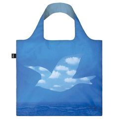 新品 折りたたみトート エコバッグ 撥水加工 LOQI Recycled Bag ローキー 大きめ トートバッグ 絵画 MUSEUM Collection ルネ・マグリット/プロミス【SPORTUS】