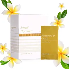 LAVOIR ラヴアセンテッド・ドライシート:プルメリア&ガイアック 40枚 (Frangipani & Gaiac) 異国的な花の香り