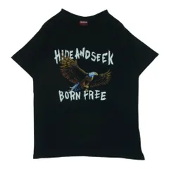 ↓H&S BLACK Lsize L/S Tシャツ 未使用 ハイド＆シーク HIDEANDSEEK(ハイドアンドシーク) Tシャツ Logo S/S Tee-2 (24ss