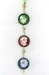 【中古】雑貨 竈門炭次郎＆煉獄杏寿郎＆宇髄天元 連結アクリルチャーム 「鬼滅の刃」 ジャンプショップ限定