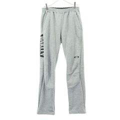 OAKLEY オークリー 英字 スウェットパンツ L グレー メンズ 古着