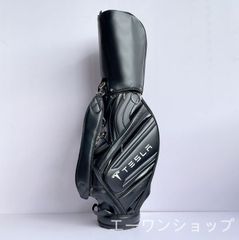 【新作 未使用】テスラ（TESLA）ゴルフ キャディバッグ スタンド キャディーバック ゴルフバッグ ブラック#わふうひゃっぽうばこ
