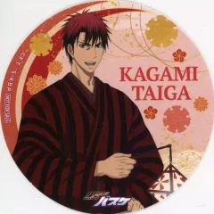 【中古】コースター 火神大我(等身/名前有り) オリジナルコースター 「黒子のバスケ GiGOコラボカフェ(2025年/和装)」 第3弾 ドリンク・フード・デザートメニュー注文特典