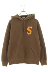 シュプリーム 22AW S Logo Hooded Sweatshirt Sロゴツノプルオーバー