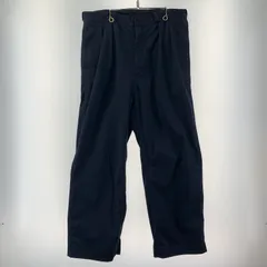 【中古品】nanamica ナナミカ SUCF154 DOUBLE PLEAT WIDE PANTS サイズ：34 カラー：ネイビー メンズ 【155-240616-st-7-fuz】のサムネイル