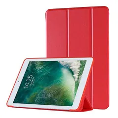 ddice iPadケース iPad 第5・6世代 9.7 inch 手帳型 アイパッドカバー シンプル ブック型カバー 三つ折りスタンド 耐衝撃カバー ケース カバー おしゃれ アイパッド iPadカバー 無地 シンプル オートスリープ (iPad 9.7i