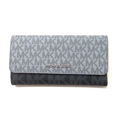 【新品 未使用】MICHAEL KORS マイケルコース アウトレット 財布 ジェットセットトラベル シグネチャーロゴ 長財布 三つ折り財布 35S5STVF3B ADMIR