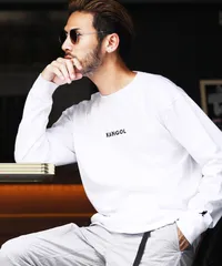 新品 未使用 KANGOL(カンゴール)KANGOL別注ヘビーウェイトロンT 210948 ホワイトA