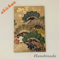 👘正絹 佐賀錦 帯 タペストリー 兼 テーブルランナー 大 ハンドメイド