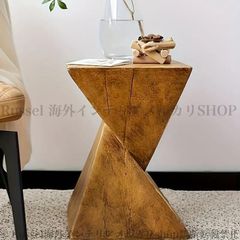 サイドテーブル コーヒーテーブル スツール モダン 個性的 椅子 チェアチェア ウッド ブラック 黒 おしゃれ かっこいい シンプル インテリア 4-7