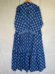 Saruche ワンピース saruche v-button cotton dress (red) | nii-B | W