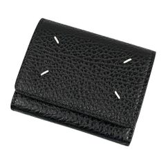 Maison Margiela メゾン マルジェラ 品番 SA3UI0010 スリーフォールド ウォレット 三つ折り財布 ブラック 正規品 / 50537