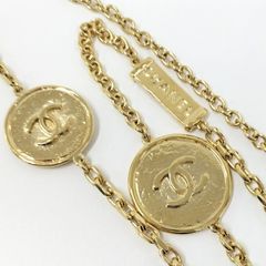 CHANEL ロングネックレス ゴールドメッキ ココマーク L24