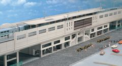 1/500 空港ジオラマ 最大5機駐機可能 フル電飾 フルスクラッチ 引取