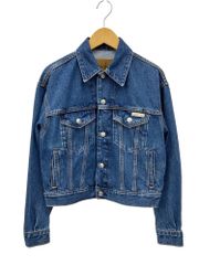 Calvin Klein Jeans (カルバンクラインジーンズ) 90s トラッカー パシフィコデニムジャケット Gジャン 40WL793 S (US/XS) ブルー ウィメンズ/028