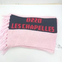 ◇ Mila Owen ミラオーウェン 英字刺繍 マフラー ピンク系 レディース E  【1408060037476】