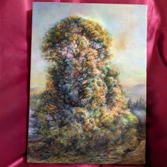 果物静物画 油絵 シャインマスカット 静物画 絵画 果物絵画 果物