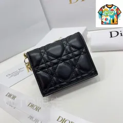 【今日特価】Dior ディオール ミニレディーディオールウォレット 羊皮革にトグルステッチクラシックデザイン-WTO輸入2