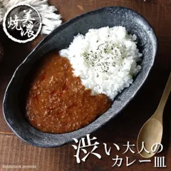 溶岩石風 カレー皿 美濃焼 食器 お皿 楕円 おしゃれ 深皿 パスタ皿 オーバル皿 陶器 渋い モダン 日本製 楕円皿 サラダボウル プレート皿 中皿 深皿 和食器 料理 人気 上品 国産 ギフト 贈り物 プレゼント お祝い 来客 友人 写真映え 送料無料