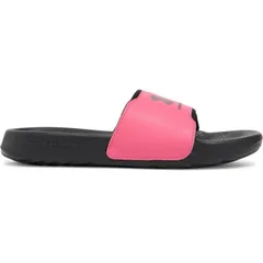 【送料無料】 アンダーアーマー レディース サンダル シューズ Under Armour Ignite Select Kids' Slide Sandals Black Pink Black