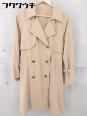 ◇ ◎ 179/WG イチナナキュウダブルジー ウエストリボン付き トレンチ コート サイズM ベージュ系 レディース 【中古】 【1104070008573】のサムネイル