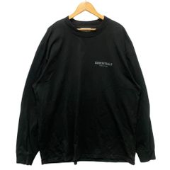 ESSENTIALS エッセンシャルズ ロゴ 長袖Ｔシャツ ブラック サイズ XXL 正規品 / 50759