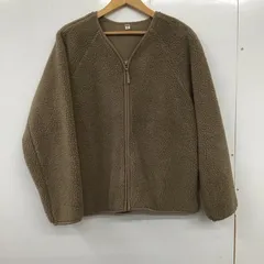 UNIQLO ユニクロ ジャケット、上着 ジャケット、ブレザー 241-439140 ソフトボアフリースVネックカーディガン ジップアップジャケット