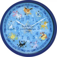 [Used] Table Clock/Wall Clock Navy x Blue Premium Wall Clock ~EIEVUI and Starlight Night~ "Pokémon"