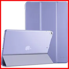 2世代 12.9 2017 Pro Pro 適用機種：iPad / / バックカバー 半透明フロスト 1世代 保護ケース スタンド 軽量 超スリム 2015 スマート 用 (2015) - 第1世代 (2017) 第2世代 ライトパープル 12.9ケース iP