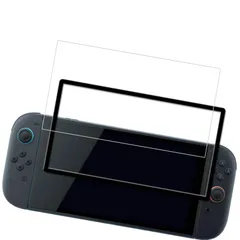 【人気商品】強化ガラス 全面保護 Switch 国産硝子素材製 2 (2枚) 2ガラスフィルム 保護 【1枚入り+ガイド枠付き】Switch フィルム KPNS
