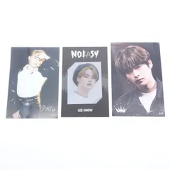 straykids スキズ リノ Lee Know 2nd full album NOEASY japan 2nd single Scars オンラインくじ ステッカー トレカ カード フォト 3枚セット