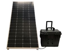 長寿命防水・防塵可搬型太陽光発電システム　SG12-M200SSM-B200LIM