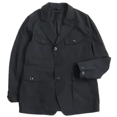 美品●TOM FORD トムフォード サファリジャケット/ミリタリージャケット/ハーフコート ブラック 52 イタリア製 正規品 メンズのサムネイル