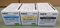 NEC　純正トナー　PR-L9100C　３色セット（ブラック・シアン・イエロー）【兵庫より発送】