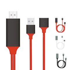 HDMI HDMI 変換アダプタ HDMIケーブル YOUTUBEをテレビで見る スマホ テレビに映す IPHONE TVに映す 携帯動画をテレビで見る tE9D289