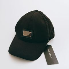 【新品未使用・訳有】Dolce&Gabbana ベースボールキャップ ロゴプレート 帽子