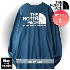 THE NORTH FACE 長袖Tシャツ ThrowbackTee, カラー；ShadyBlue, サイズ；L
