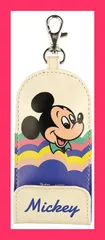 ★スタッフおすすめ！★リール付キーケース 【ディズニーレトロ/ミッキーマウス】