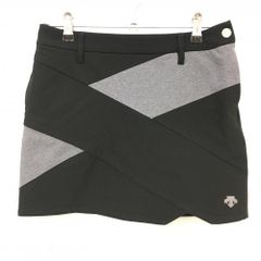 DESCENTE GOLF スカート ブラック グレー 61/S - メルカリ