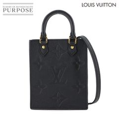 新品同様 ルイ ヴィトン LOUIS VUITTON モノグラム アンプラント プティット サックプラ 2way ハンド ショルダー バッグ レザー 90289506