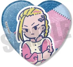 【中古】バッジ・ビンズ 龍宮寺堅 「東京リベンジャーズ れとぽぷ 第8弾 ハート型缶バッジ」