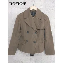 ◇ ◎ UNTITLED アンタイトル ウエストベルト付 長袖 コート サイズ2 ブラウン系 レディース 【中古】 【1002801516550】