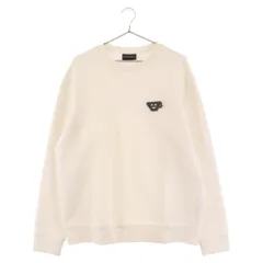 EMPORIO ARMANI (エンポリオアルマーニ) ロゴワッペン クルーネック スウェットシャツ トレーナー 3K1MH3 1JHSZ ホワイトのサムネイル