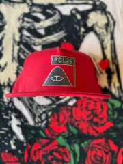 POLER ポーラー　CAP キャップ　赤　帽子　ポーラ