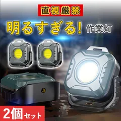 COB ライト 小型 作業灯 2個セット 緊急照明用 マルチライト 投光器 Type-C充電式 高輝度 磁石 アウトドア ミニ キーホルダー コンパクト 省エネ 長寿命 軽量 スマートライト 充電式 懐中電灯 500ルーメン 作業