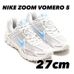 NIKE ZOOM VOMERO 5 ナイキ ズーム ボメロ 5 SUMMIT WHITE/UNIVERSITY BLUE-PHOTON DUST fb9149-100 27cm