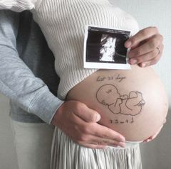【半額以上】マタニティペイントシール マタニティフォトシール blanco ブランコ 妊婦f